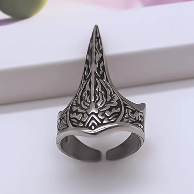 Fashionable Personality, Simple And Retro Niche Eagle Beak Ring, Open Mouth, Street Punk Hip-Hop Bracelet For Men And Women