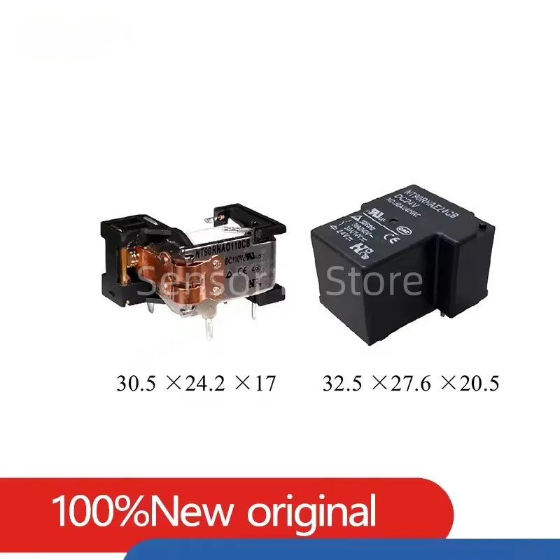 5PCS/lot Original New relay NT90RNAE05CB NT90RNAE12CB NT90RNAE24CB 4PIN 40A 5V 12V 24V Power relay