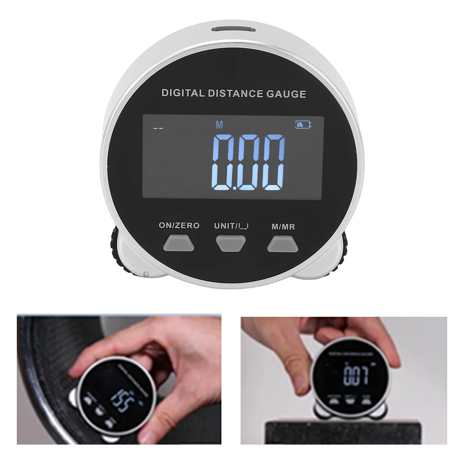 

Distance Measuring Meter Digital Distance Gauge Rechargeable LCD Screen Electronic Long Distance Rolling Measuring Tool
