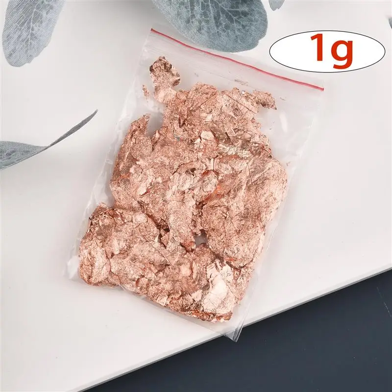 1g-10g Gold Leaf Flakes Epoxy Resin Filling Gold Foil Paper DIY Resin Silicone Mold Filler Nail Art Jewelry Making Decor