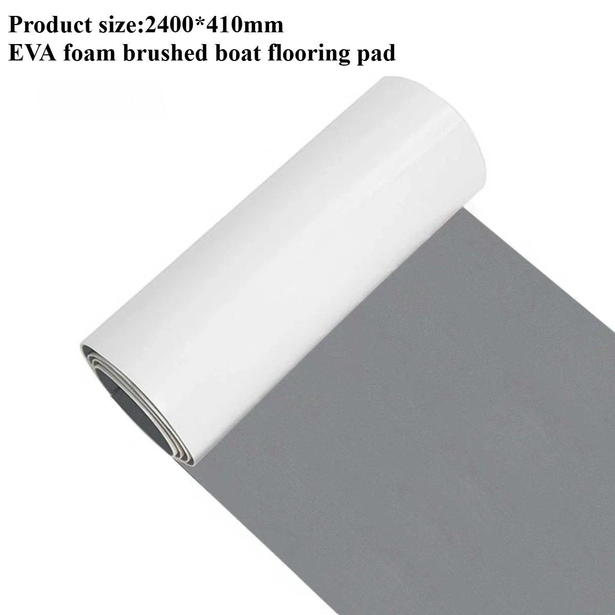 

2400x410x5mm Brushed EVA Foam Boat Flooring Pad Marine Yacht Deck Mat Non-Slip Self Adhesive Teak Marine Decking Sheet for Boat