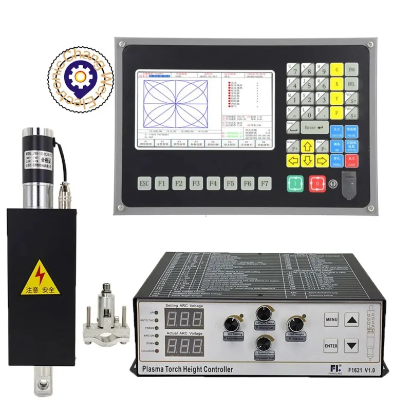 CNC 2-osiowy system kontroli płomienia plazmy SF-2100C regulator wysokości F1621 JYKB-100-DC24V podnoszenia ciała
