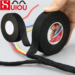 25M Elektrische Tape Hittebestendig Zelfklevende Doek Stof Tape Voor Automotive Kabel Tape Harnas Kabelboom Elektrische Warmte tapes