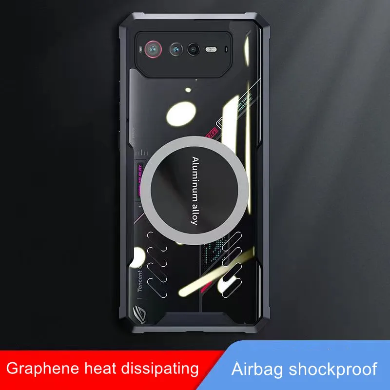 Heat Dissipation Cooling Case For Asus ROG Phone 6 Case PC Frame Aluminum alloy chip Heat dissipation Cover For ROG Phone 6 Pro