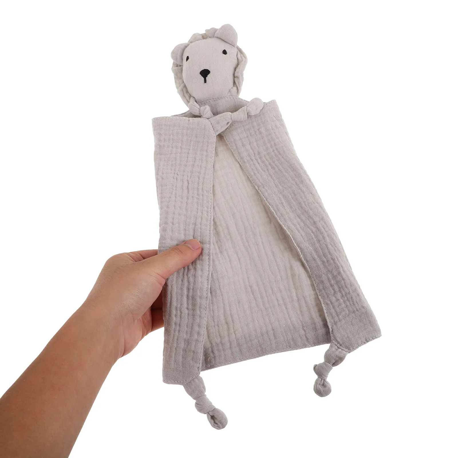 Security Blankets for Babies Soft Crinkle Fabric Comforter Ideal for Newborns Toddlers Cartoon Animal Shape Lightweight