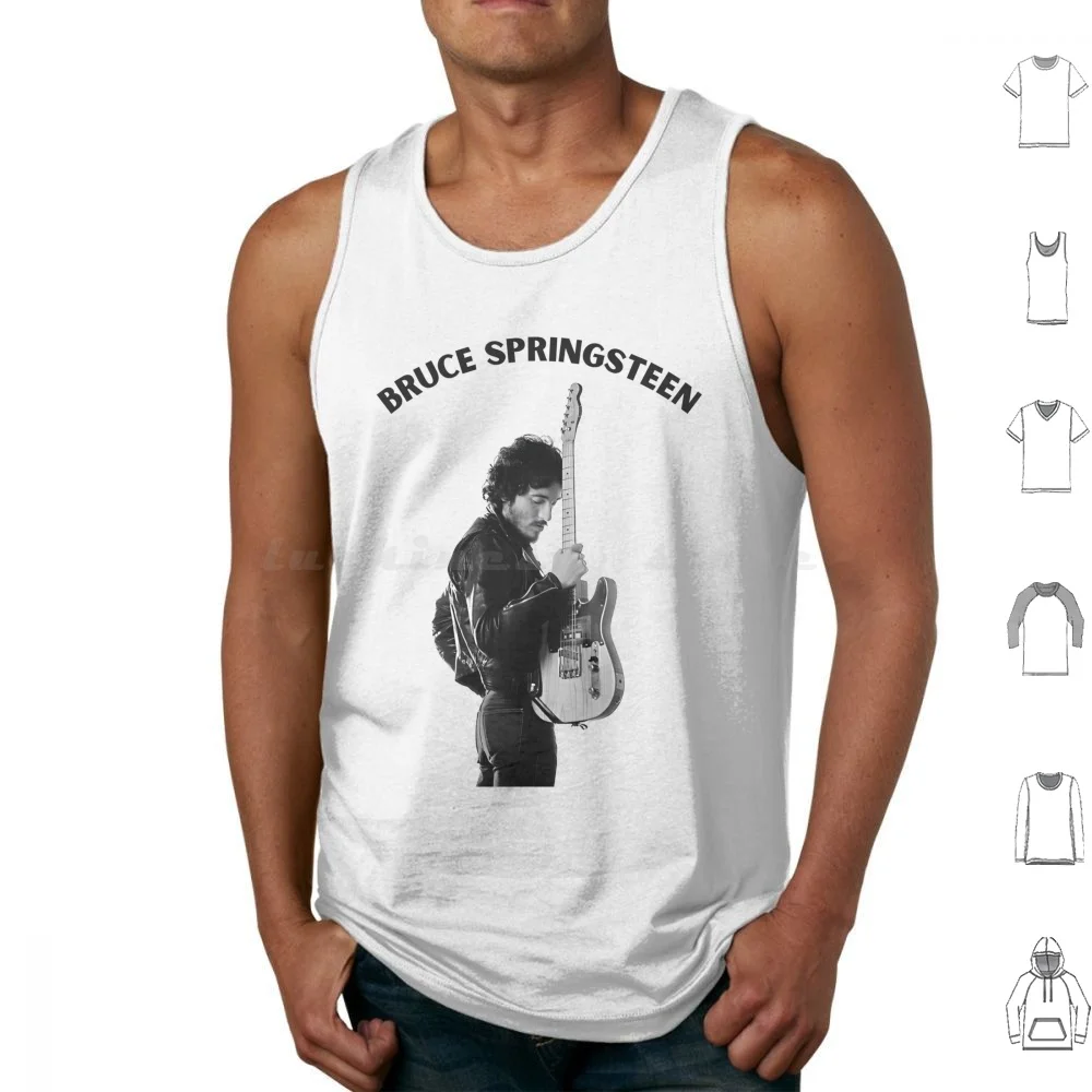 Born In The Usa Tank Tops Print Cotton Springsteen Bruce Music Born To Run The Lyrics Thunder Road Vintage River And Roll