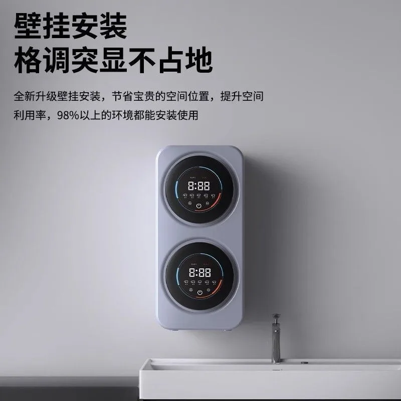 Compact Double Tub Clothes Washing Machine, Portable Mini Laundry Washer For Dormitory Household Small Garment Cleaning