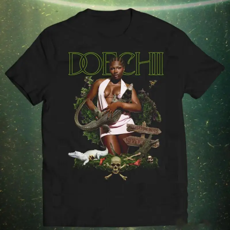 تي شيرت Doechii Alligator Bites Never Heal القطني للبالغين Mc970 #1