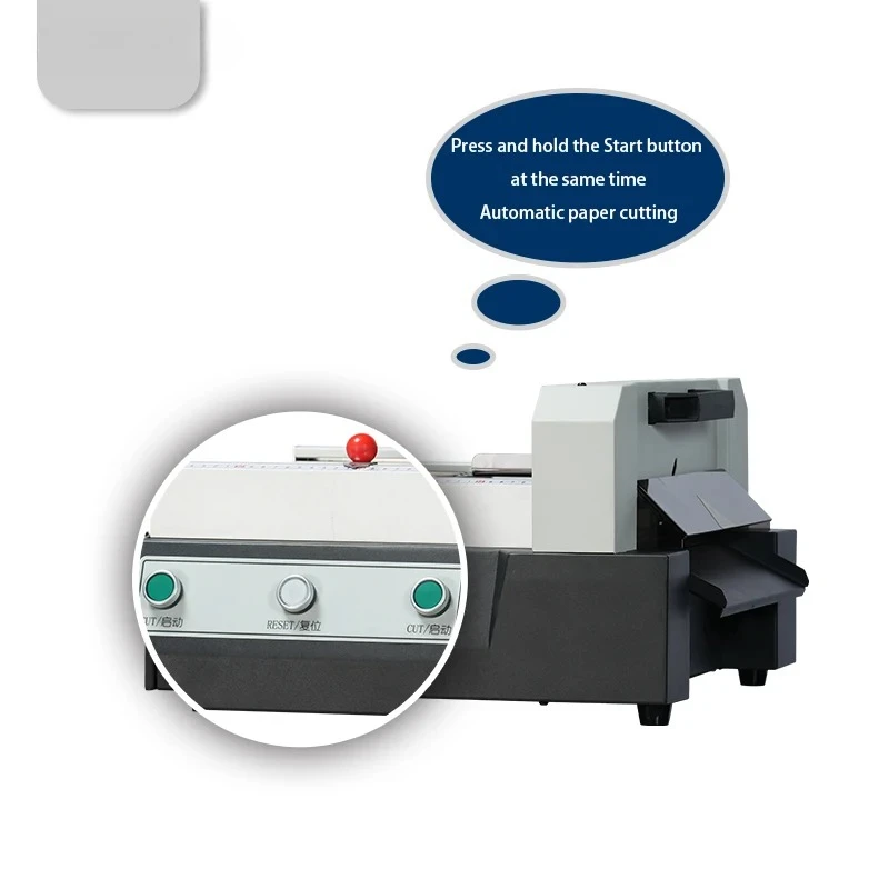 

Desktop Guillotine Paper Cutter 13 Inch Electric Paper Cutting Machine