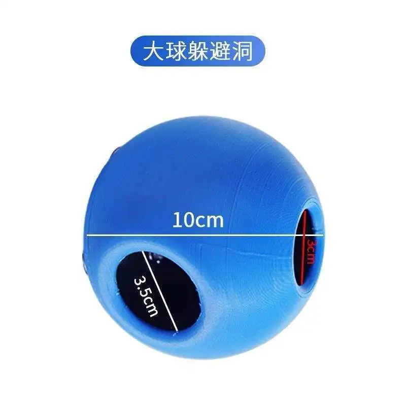 Ball Shaped Reptile Hideout Cave Suction Cup Transparent Terrarium Habitat Decor Pet Hide Box for Snake Lizard Gecko Spider Amph