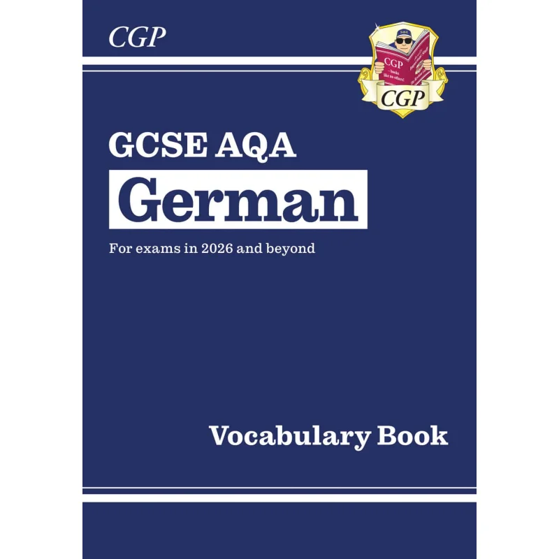 كتاب المفردات الألمانية الجديدة GCSE للامتحانات من مجموعة التنسيق CGP لعام 2026 المحدودة 9781837742141 كتاب