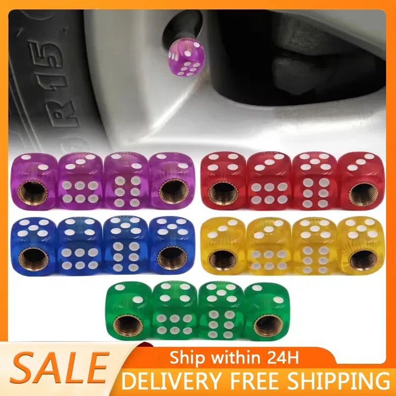 4 قطعة الألومنيوم سيارة شاحنة دراجة نارية النرد عجلة الجذعية الإطارات الإطارات عجلة الجذعية صمام الهواء غطاء تغليف الغبار