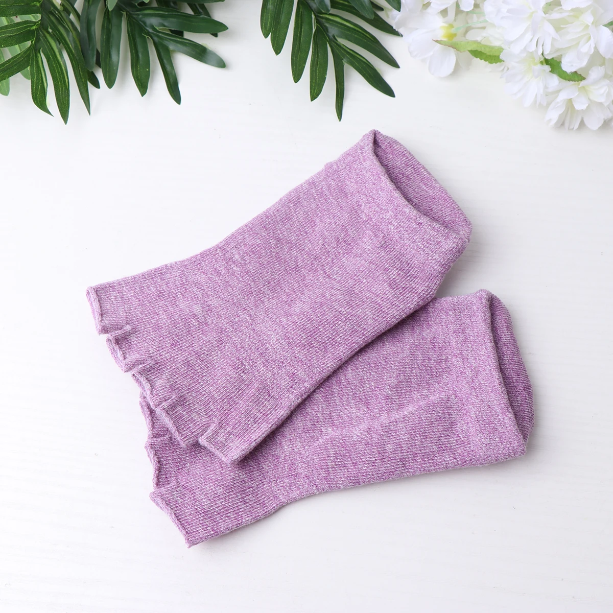 

Yoga Socks Open Toed Gel Absorb Sweat Moisturizing Non Slip Premium Material Ventilation Comfortable Fit Most Feet Great Running