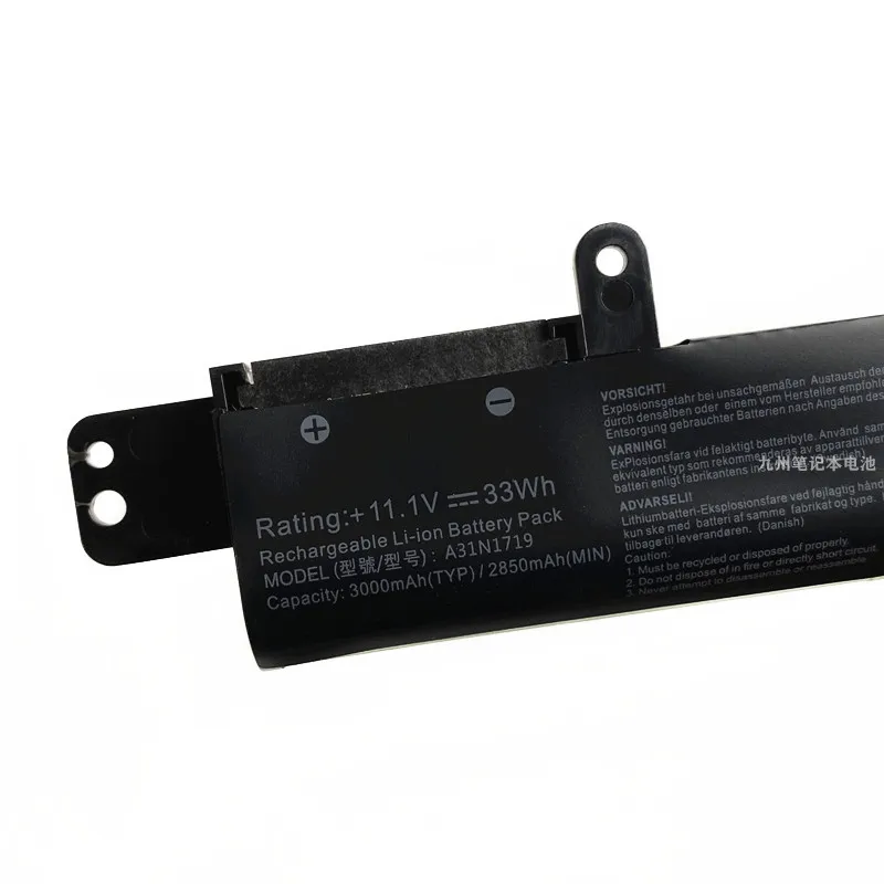 New A31N1719 Laptop Battery for ASUS R507UA X407MA X407UB X407UF X507LA X507UA 11.1V 33Wh