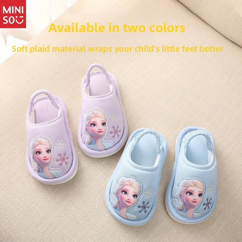 أحذية ديزني فروزن إلسا الشتوية | أحذية دافئة مضادة للانزلاق للفتيات الصغيرات | مشوا لأول مرة من القطيفة #2