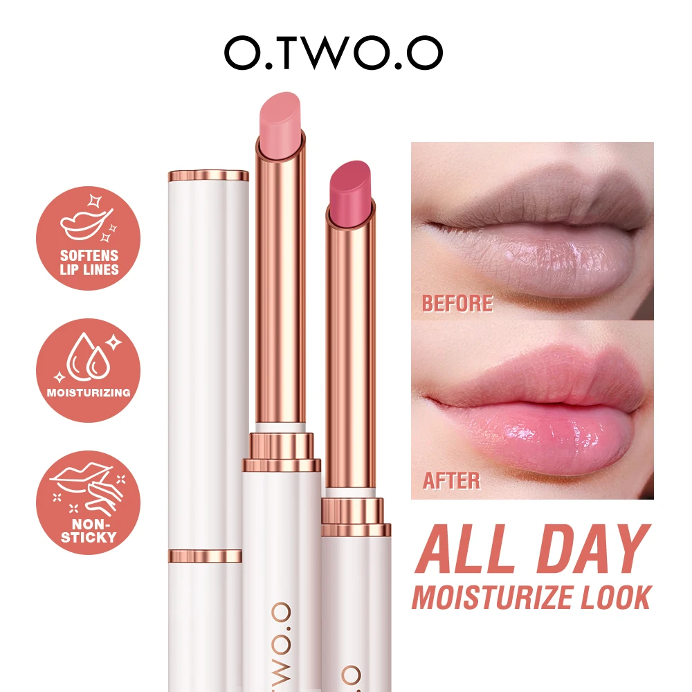 

O.TWO.O Ever-Changing Lip Plumper Color-Morphing Long-Lasting Moisturizing Natural Beeswax Lip Gloss Lip Care Makeup