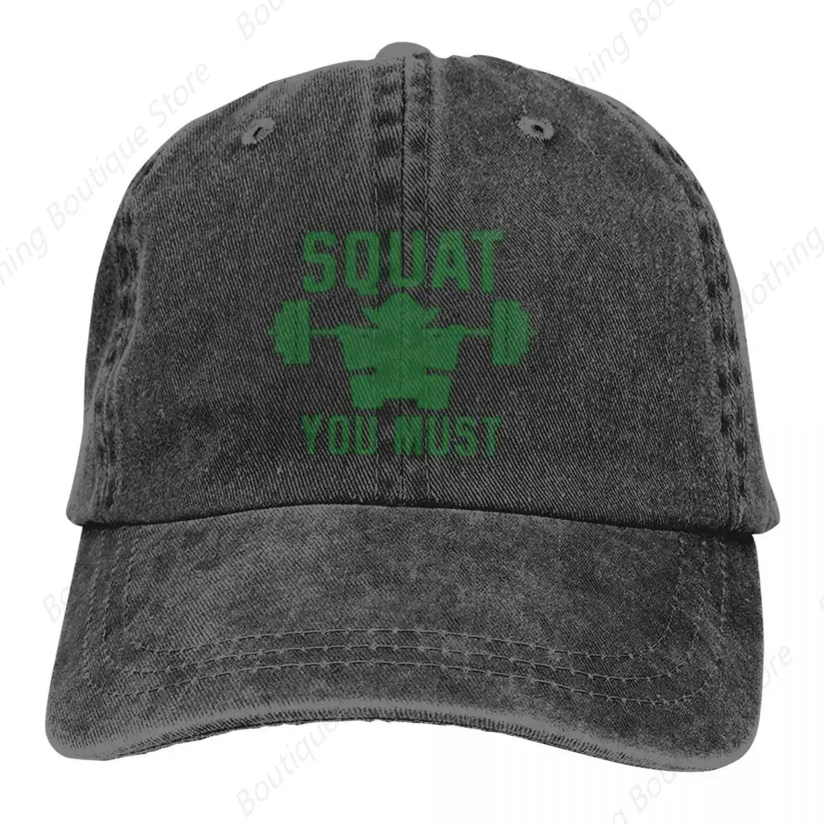 Squat You Must Baseball Caps Peaked Cap Bodybuilding Fitness Sun Shade Hats for Men