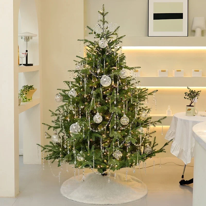 

Artificial Christmas Tree PE+PVC Holiday Inn Mall Home Decoration Christmas SupplieLED Lights Christmas Decoration