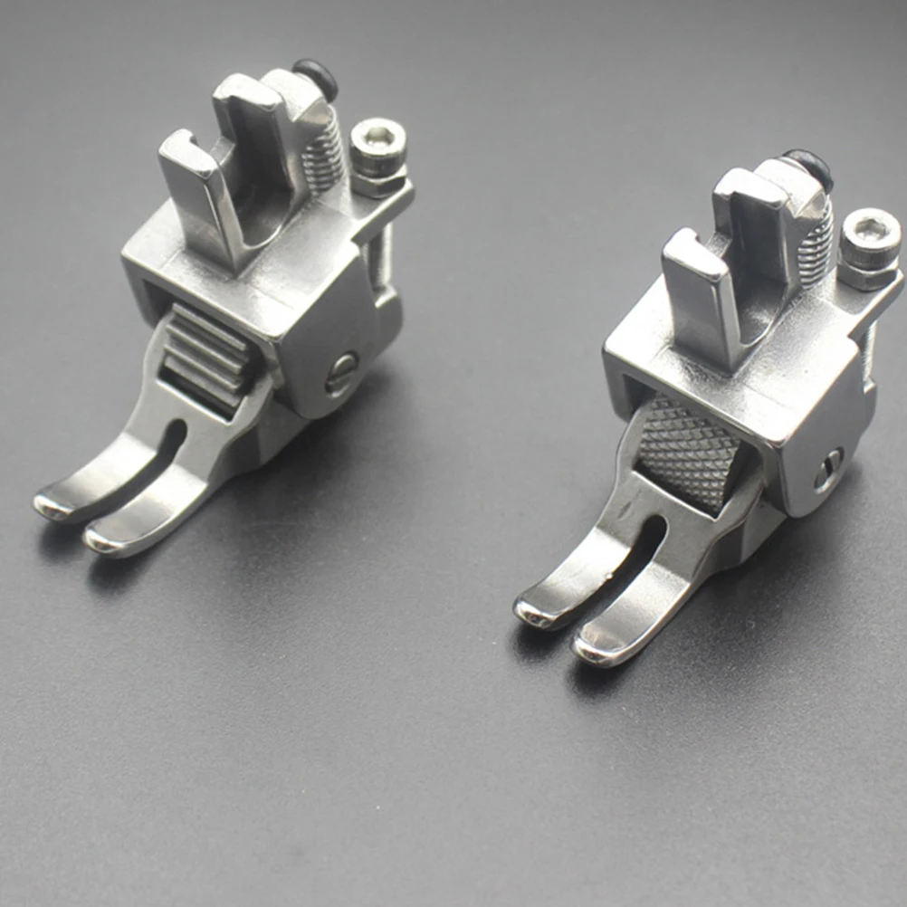 

Flat-Seaming Machine Roller Presser Foot Heavy Duty Iron Sewing Machine Part for Thick Jackets Multiple Layers DIY