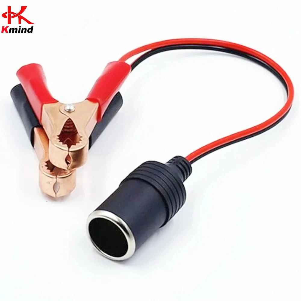

Car Battery Terminal Clip-on Cigarette Lighter Power Socket Adaptor 12v Camping xmas