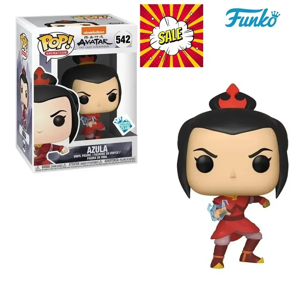 The FUNKO POP Animation Last Wind Child Avatar Azula 542# Vinyl Doll Series Collection Model Ornament Toy Gifts