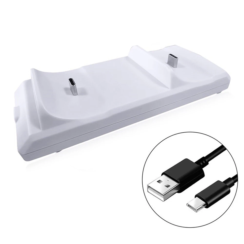 For PS5 Dual Controller Charging Dock Non-slip Charging Station Controller Charger Station for PlayStation 5 Controller Charger