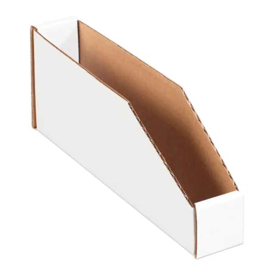 

Картонные контейнеры для хранения AVIDITI, 2 x 12 x 4,5 дюйма, 50 штук, с открытым верхом, прочные и идеально подходят для организации хранения деталей.
