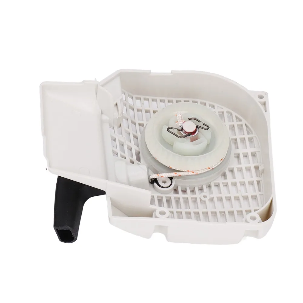 Plastic Starter Assembly Compact Easy to Install Recoil Starter Assembly White Rewind Starter Assembly for STIHL MS210 230 250