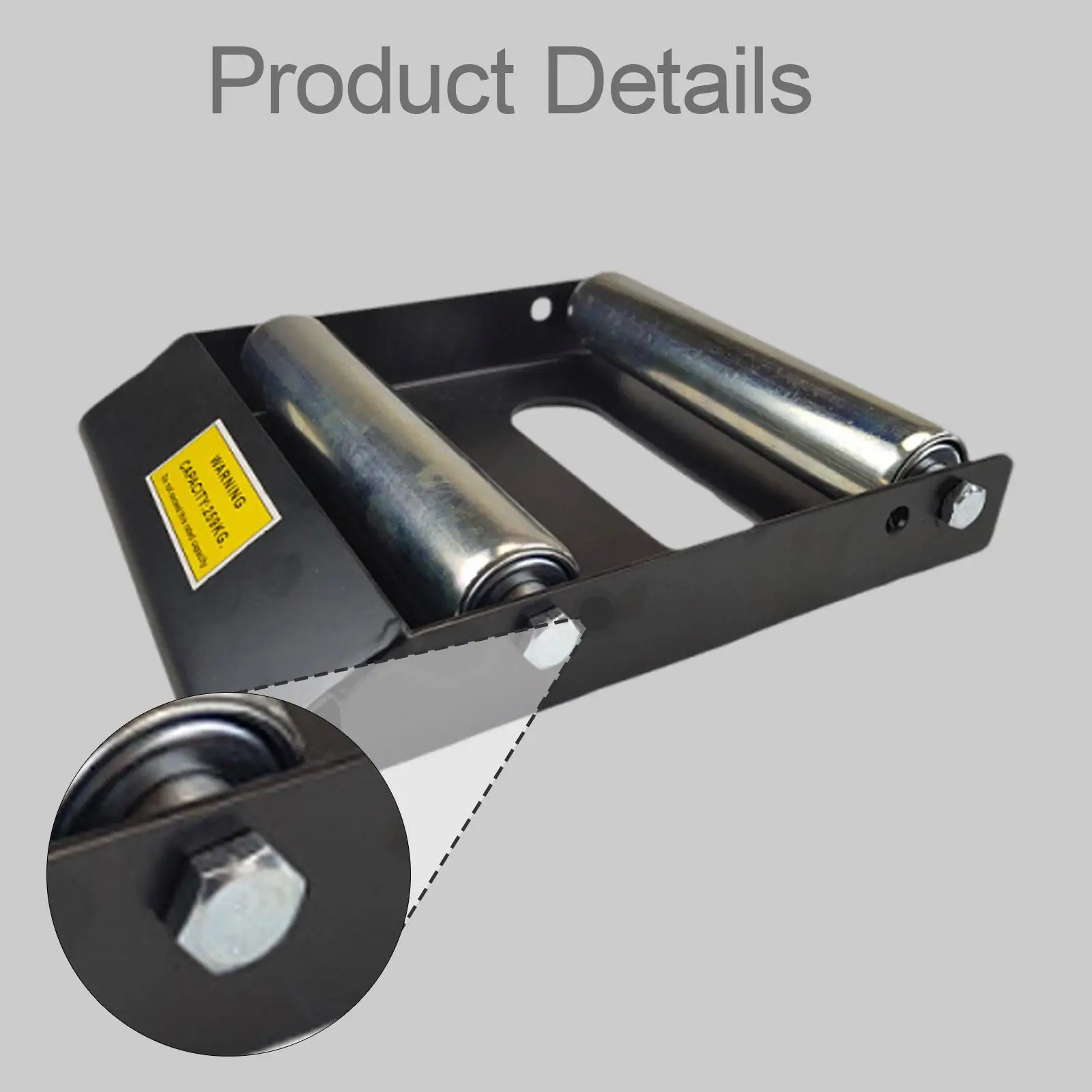 Universal Motorcycle Washing Stand Durable Iron Non Slip Roller for Garage Tire and Chain Maintenance