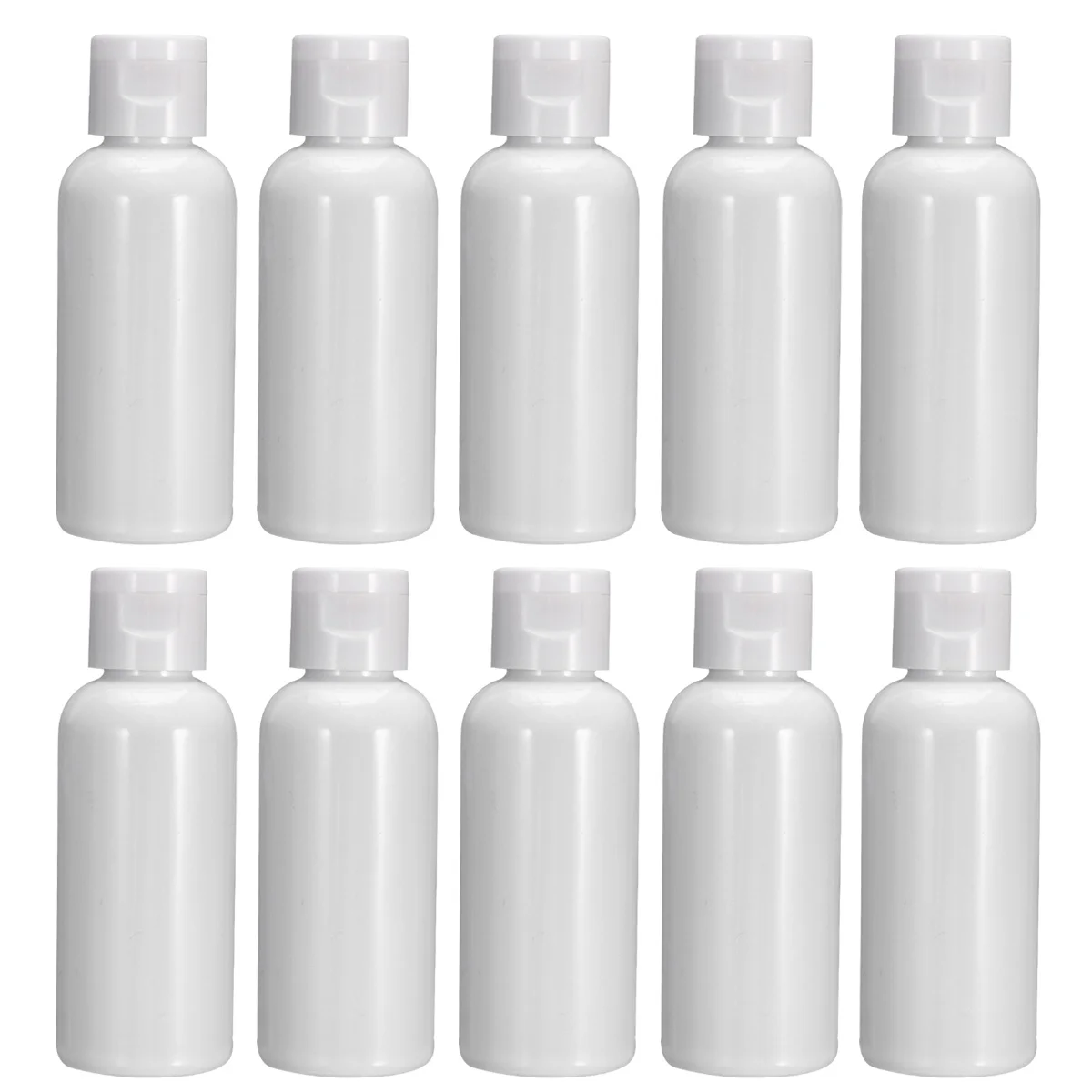 

20Pcs Plastic Bottles 60Ml Empty Lotion Dispensers Refillable Storage Containers for Travel Skincare Serum Compact