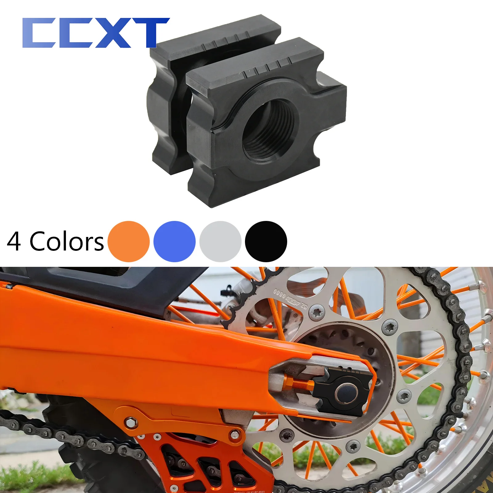 Motorcycle 20mm Rear Axle Screw Rear Wheel Lock Spindle Pin Nut For KTM EXC EXCF SX SXF XC XCF For Husqvarna TC125 TC250 FC250