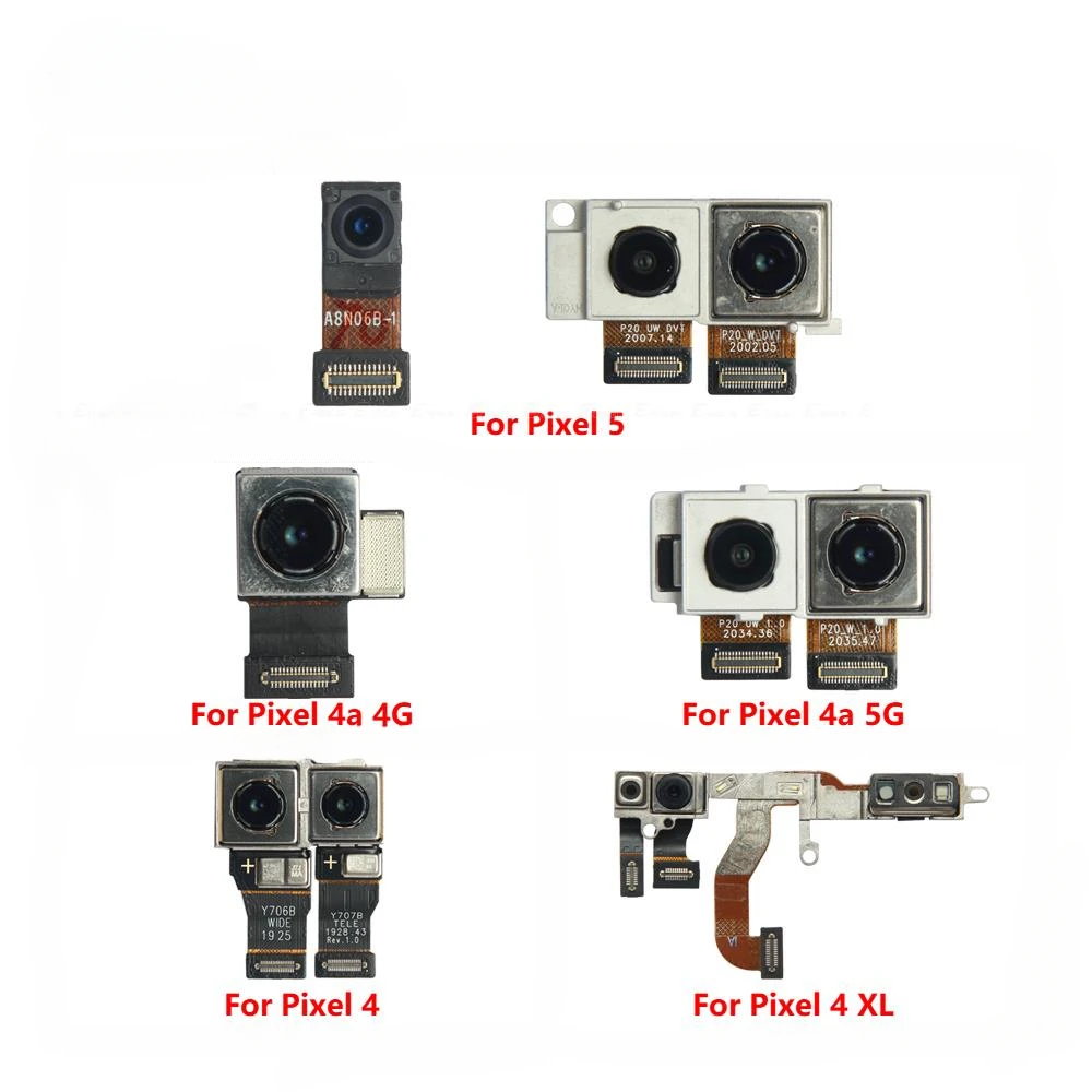 Selfie Front Facing Camera For Google Pixel 4 XL 4a 4XL 5 5a 6 Pro Rear Back Main Camera Flex Cable