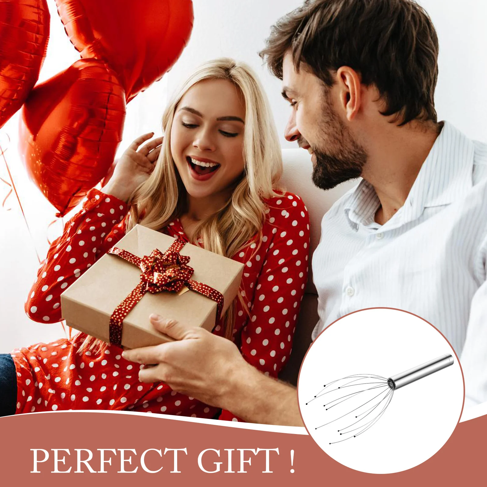 

1Pcs Scalp Massager Handheld Metal Head Claw Massaging Tool for Itchy Scalp Hair Follicle Activation Blood Flow