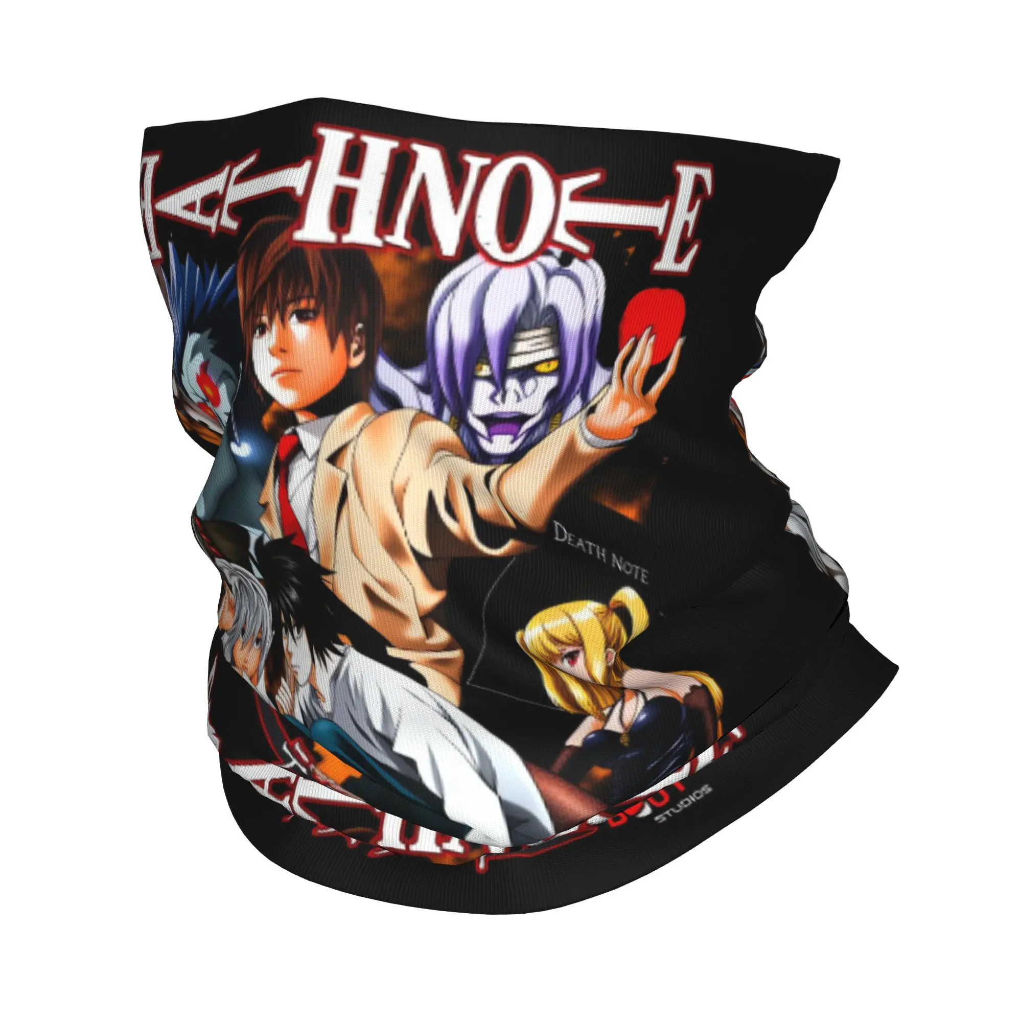 Death Note Manga Anime Winter Headband Neck Warmer Ski Hunting Tube Scarf Light Yagami Ryuk Misa Amane Rem  Face Bandana Gaiter
