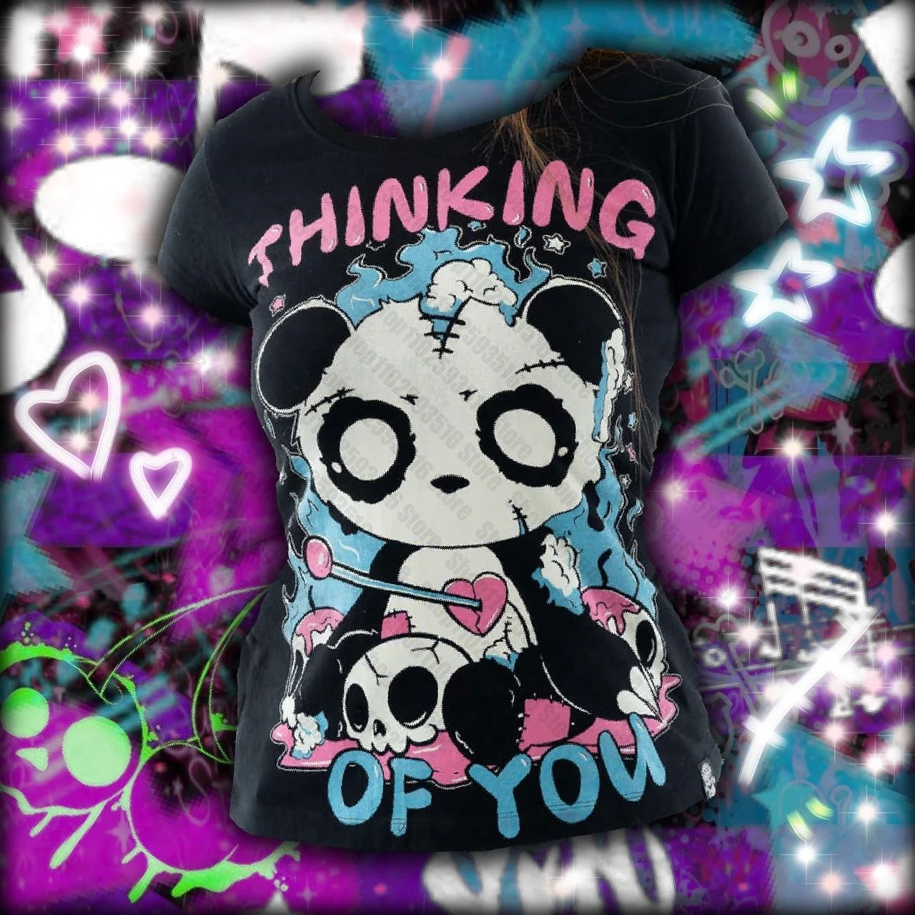 90s Clothes Vintage Trashy Y2k 2000s Tops Kpop Women's T-shirts Anime Girl Top for Women Female Clothing Emo Graphic Tees Y2k