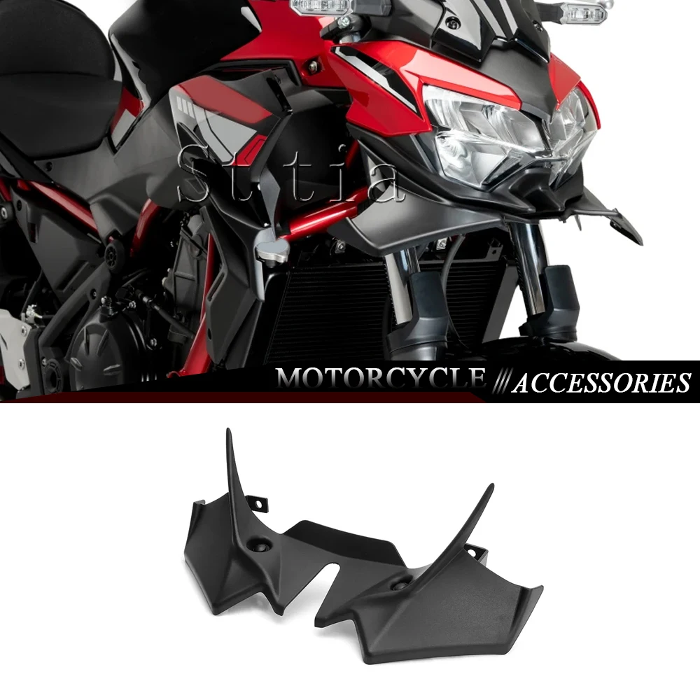 

Для Kawasaki Z 650 z650 2021-2024 аксессуары для мотоциклов Z650 передний спойлер крылышки аэродинамический спойлер крыла передний обтекатель