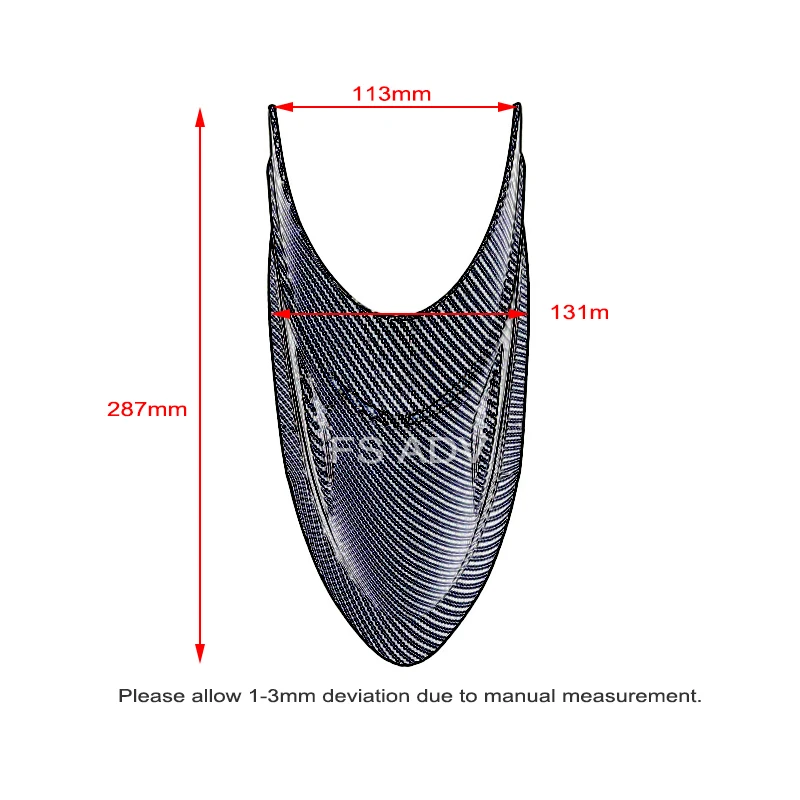 Guardabarros delantero para motocicleta, extensión trasera para BMW R1200GS LC R1200 GS Adventure R1250GS ADV 1250GSA 2014-2023