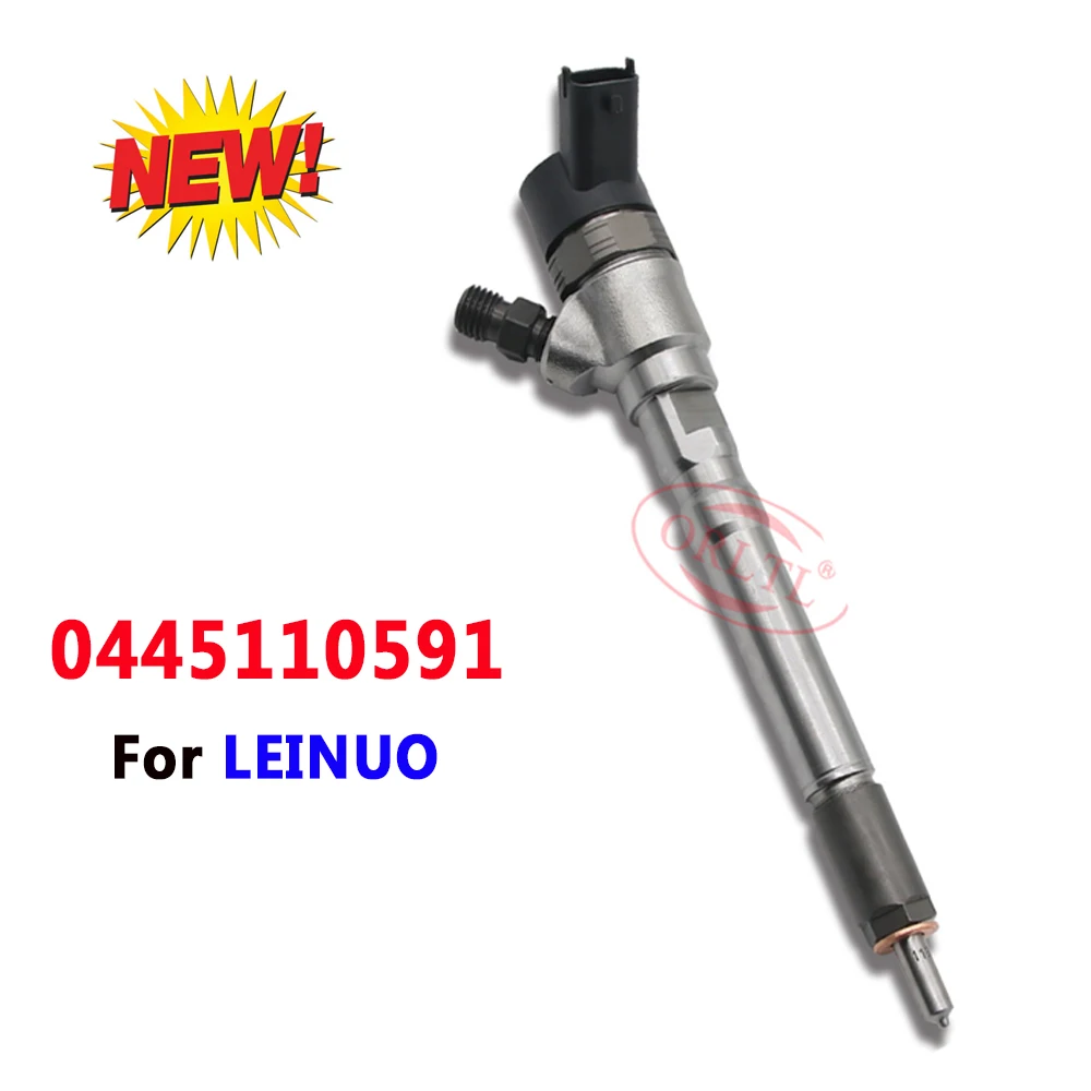 ORLTL Diesel Injector 0445110591 Common Rail Fuel Injector 0 445 110 591 for Engine CRI2-16 LEINUO Shang Chai 0445 110 591