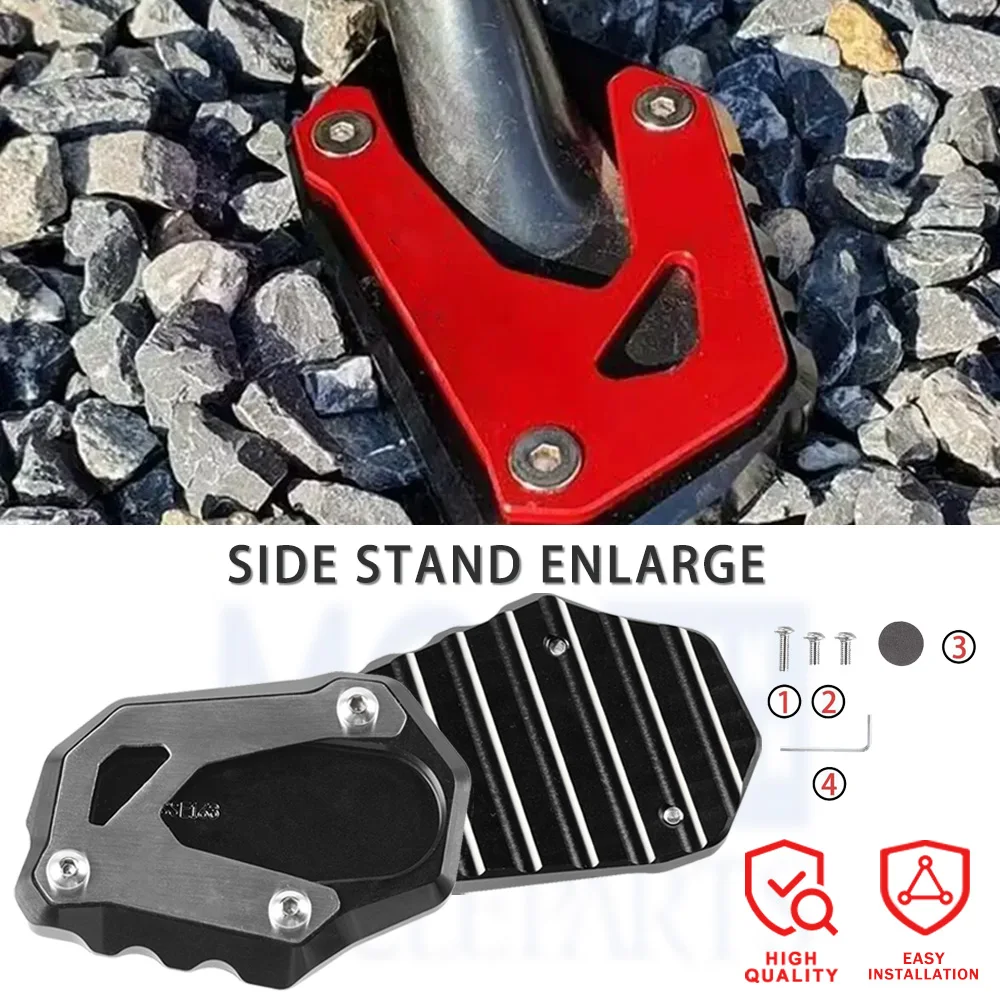 

For GSX-S1000 GT GSX S 1000 Katana GSXS1000 F S 2015-2023 2022 2021 2020 Motorcycle Side Stand Enlarger kickstand Extension Pad