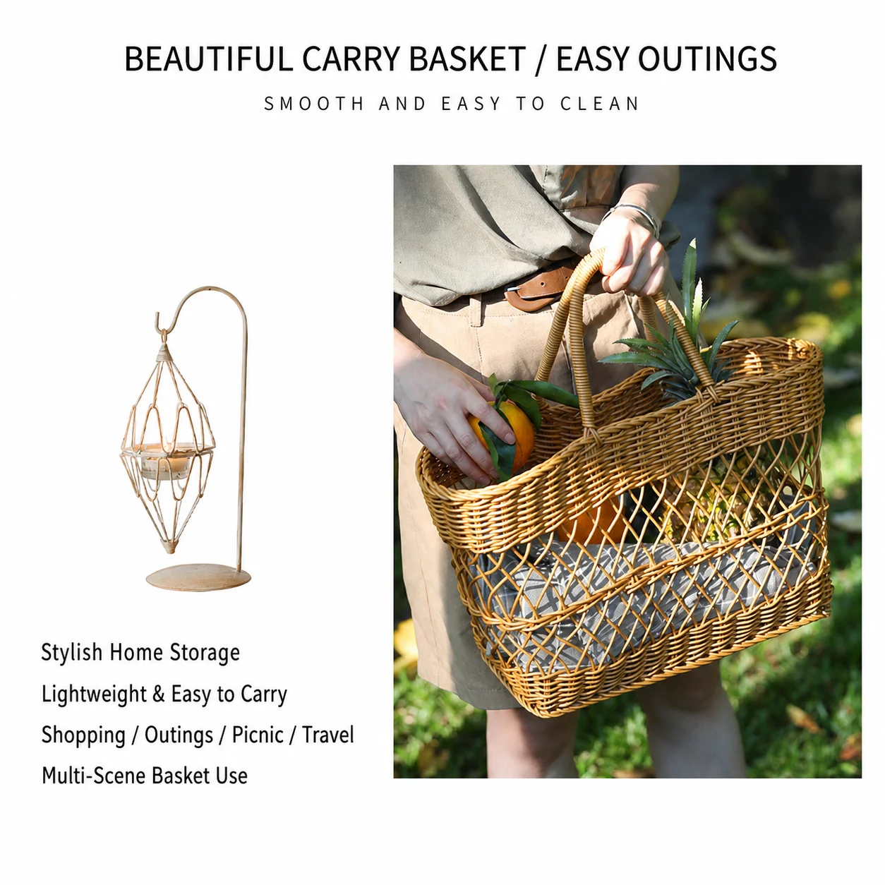 Camping Basket Japanese Kitche - Japanese Outdoor Camping ulasan dan harga