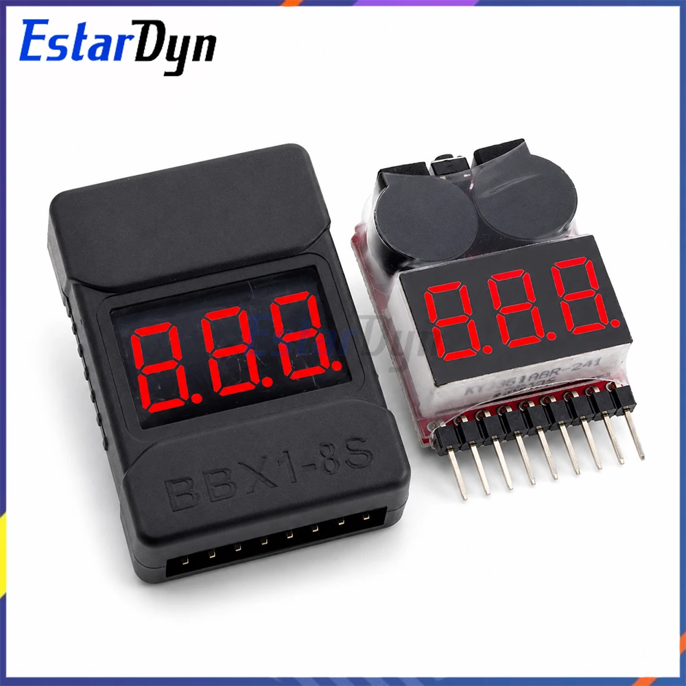 Drone Battery Voltage Checker - 1-8S BBX1-8S 2IN1 Lipo Pil Voltaj