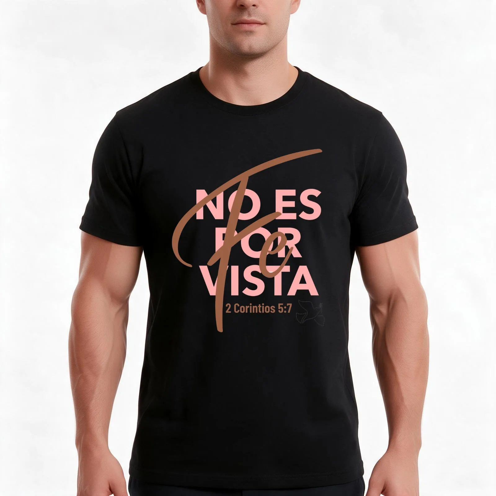 Inspire-Not by sight T-Shirt Summer Casual Cotton Tee Oversized Streetwear Tops Vintage Graphic Print Loose Fit Short Sleeve