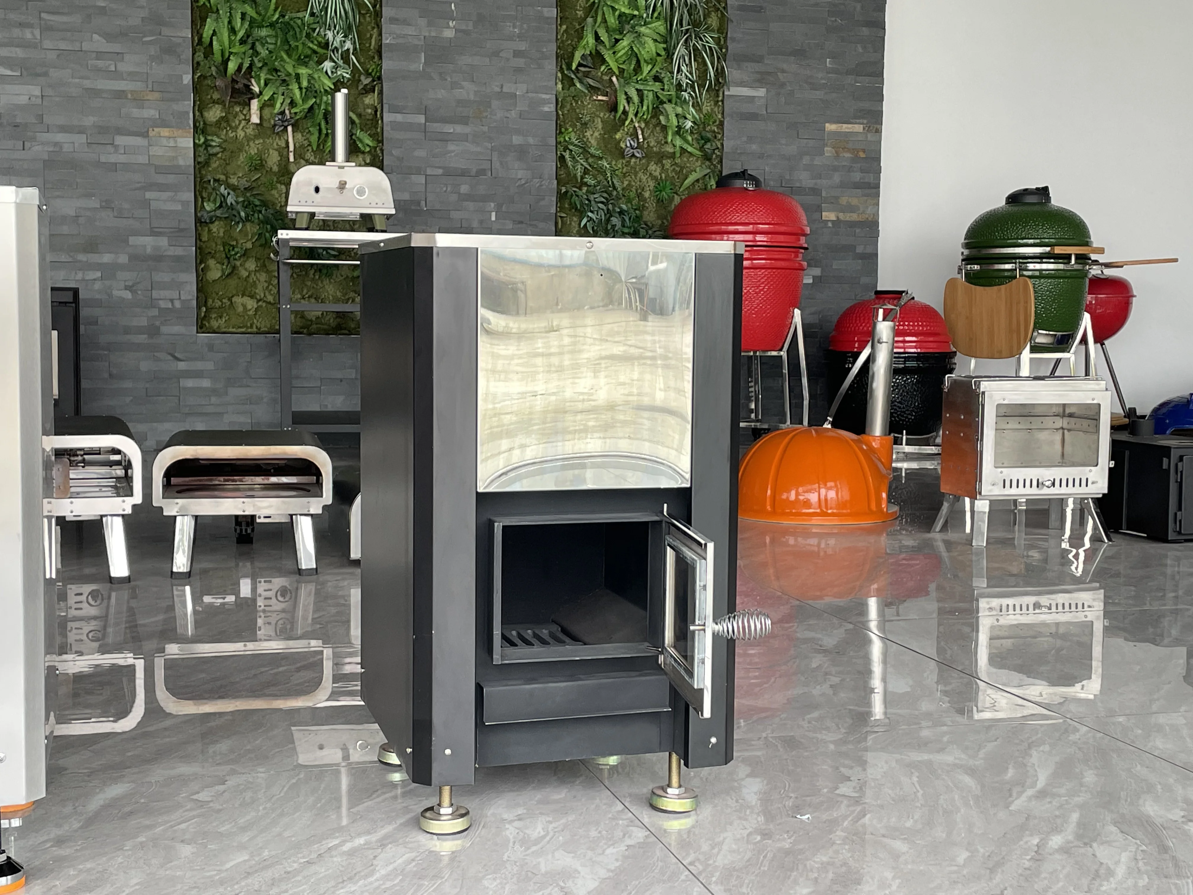 China High Quality Best Selling Indoor Modern Design Customized Logo Sauna Stove Wood Burning