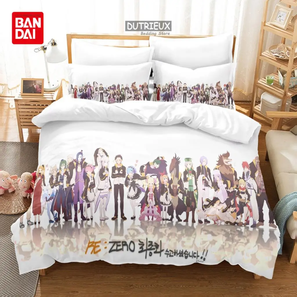 Re: Life In A Different World From Scratch Bedding Set Quilt Duvet Cover Sets Home Decor Twin Single Queen King Anime Gift