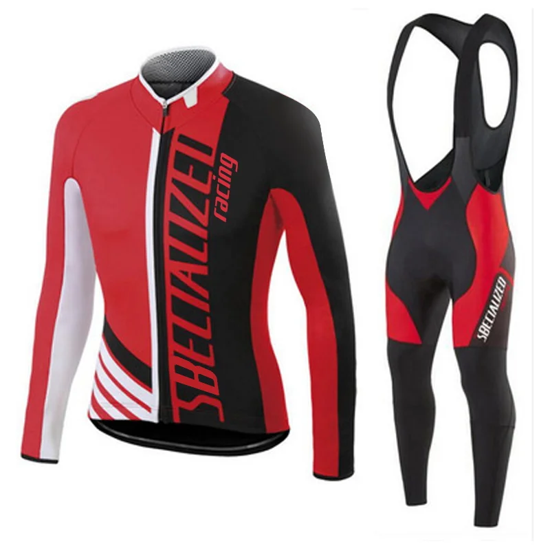 2025 Autumn Cycling Clothing set Men Long sleeve Jersey Quick Dry Bike uniform MTB Bicycle maillot ciclismo Bib Pants