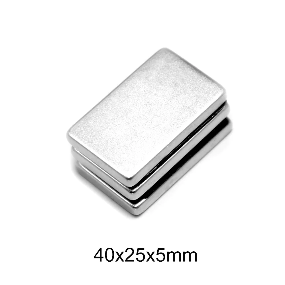 40x25x5 Block Strong Magnets 40x25x5mm for Home Refrigerators, Offices DIY 40mm X 25mm X5mm 40*25*5 mm