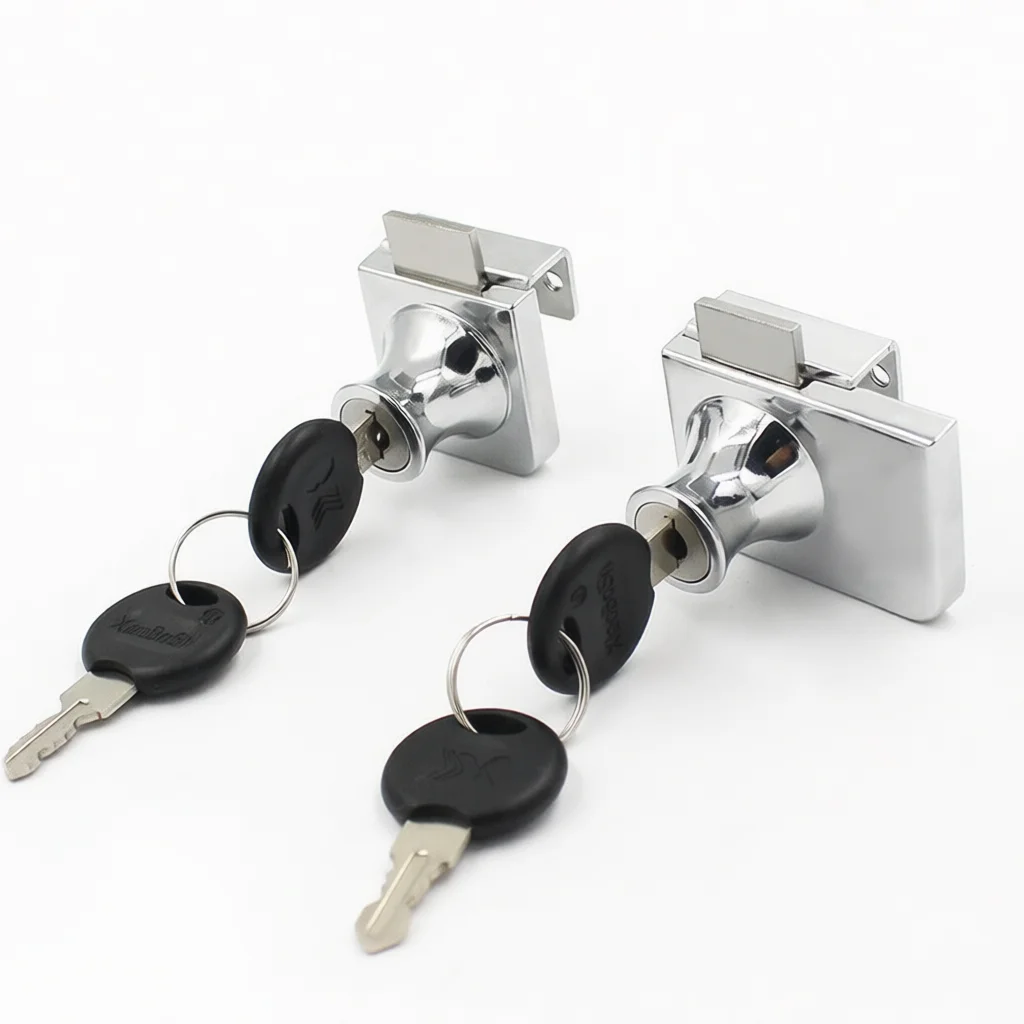 Glass Cabinet Lock Zinc Alloy  - Furniture For Hardware Shop ulasan dan harga