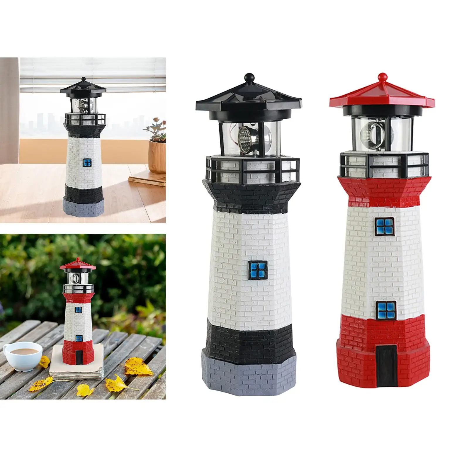 

Illuminated Lighthouse Garden Sculpture for Outdoor Lighting