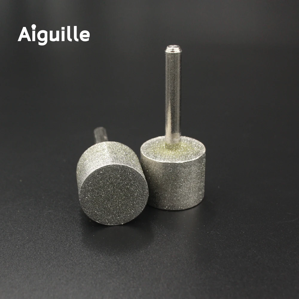 1pcs 120# Diamond Grinding Point 6mm-30mm Stone Jade Diamond Grinding Burr Peeling Grinding Point for stone Working