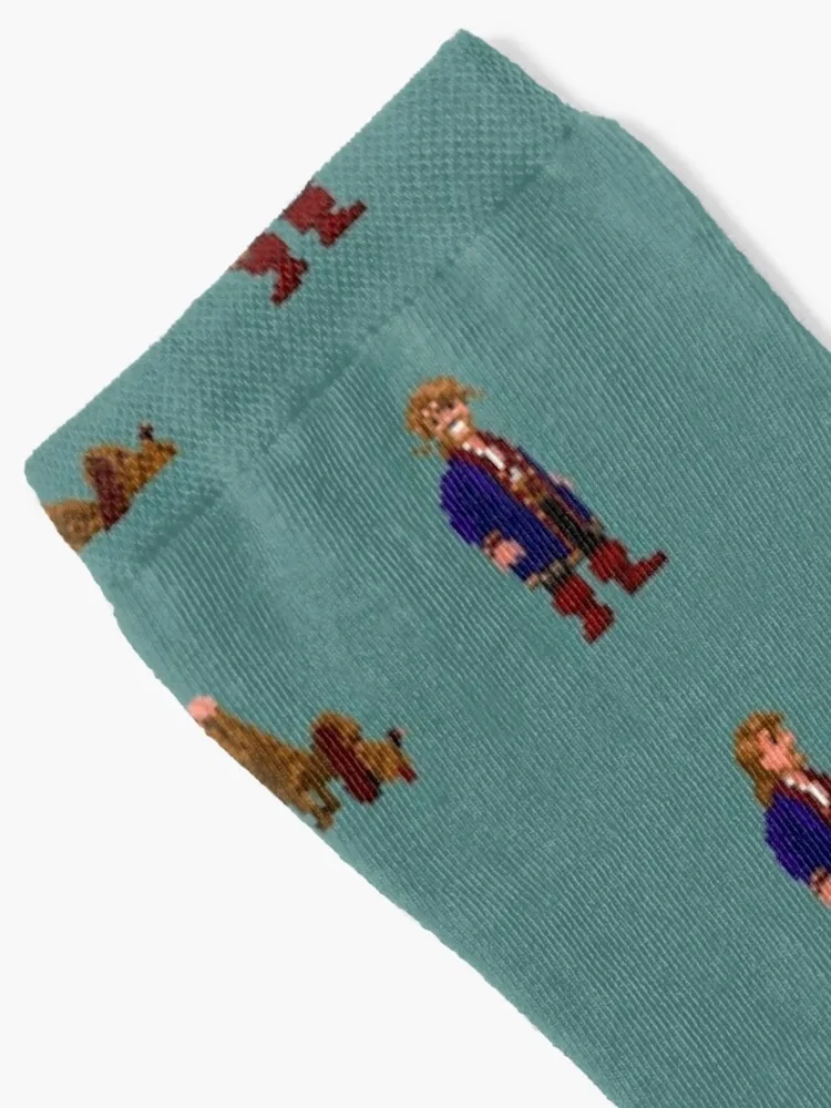 Guybrush and... Guybrush! (Monkey Island 2) Socks hip hop Children's cool golf Mens Socks Women's